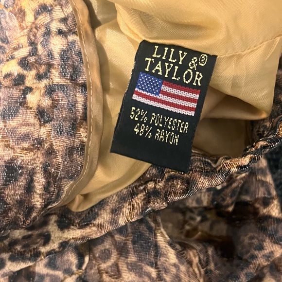 Leopard Pencil Skirt Midi | High Waist | Chic Bold Animal Print Core | Size 6 - Picture 8 of 12